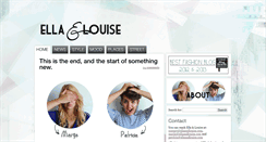 Desktop Screenshot of ellaandlouise.com